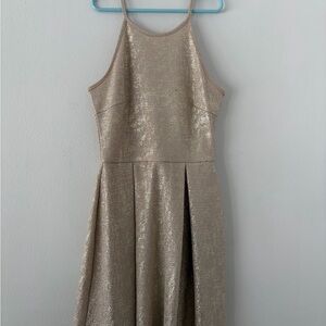 Nordstrom Gold Shimmer Dress – XS – Worn Once